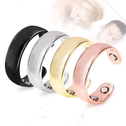 Hot Sale Open Adjustable Ring Personality Health Copper Rings Magnetic Finger Ring for Women Men Gifts